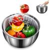 Tufduzo Electric Salad Spinner, Large Capacity, High-Speed ??Drainer for Vegetables and Fruits, Quiet Design with Basket, Easy Operation, Space-Saving