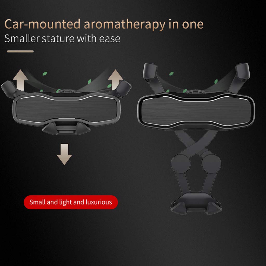 Gravity Induction Phone Bracket Holder Air Vent Automatically Clamping Stand Mount Car Phone Holder with Aromatherapy Stick