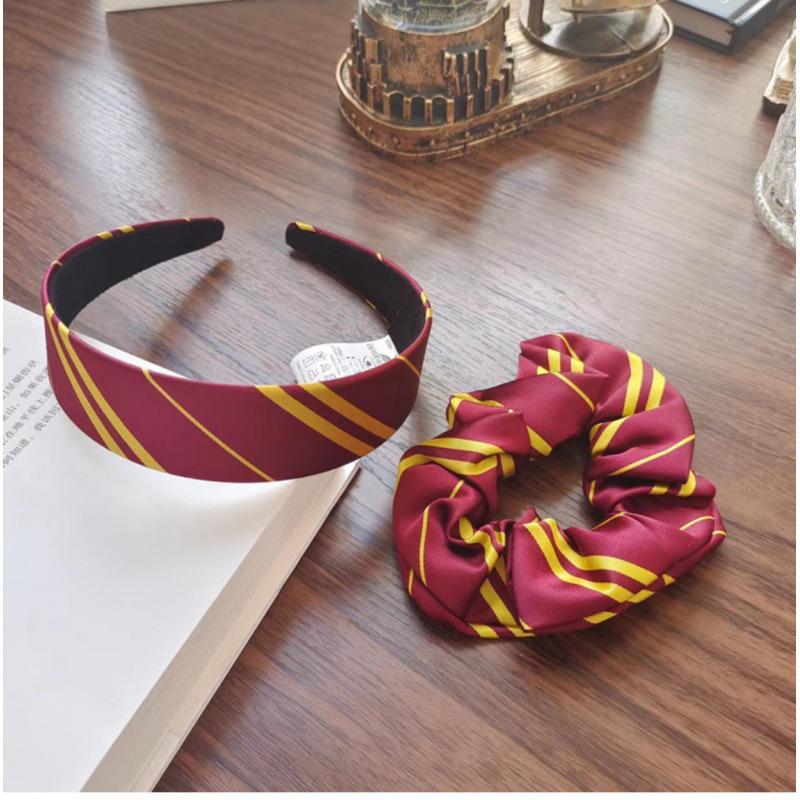 Hogwarts Harry Potter Headband & Hair Tie: Magical Academy Style Gift for Birthdays & Christmas
