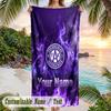 Beach Towel Austria Wien FC Print Custom Name Text Soft Towel for Swimming Pool