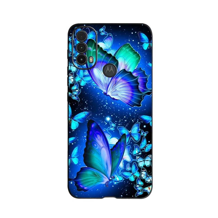 Cute Painted Cover For Motorola Moto E30 E40 Case Soft Silicone Fundas Phone Case For Motorola E30 Moto E40 E 30 40 Cover Bumper