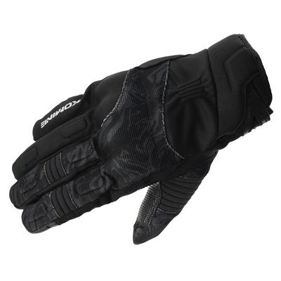 Schützende Winterhandschuhe für Motorräder Hannibal Black Marble 2XL GK-8184