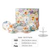 JOYYE 9-Piece Underglaze Hand-painted Ceramic Tea Set