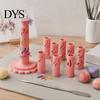 Polymer Clay Accessories Modular Flower Maker, Shaper with 9 Shaping Sculpting Tools for Scrapbooking Sleeves, Reusable Layered Press Projects,