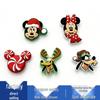 New Mickey Mouse Flower Charms for Crocs – Cute & Versatile PVC Shoe Accessories