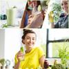 24/10Pcs Multicolor Drinking Straws Reusable Safe PP Plastic Straws with Cleaning Brush for Milk Tea Bar Wedding Party Picnic