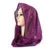 Stylish Muslims Headscarf Embellished With Sparkling Sequins Lightweight And Comfortable Headwear For Daily Wear