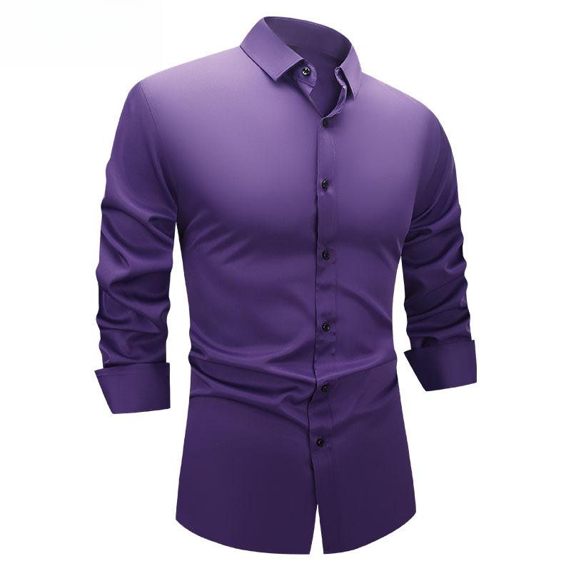 Men’s Plus Size Four-Way Stretch Dress Shirt