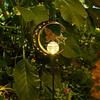 Solar Outdoor Iron Moon Fairy Garden Lamp