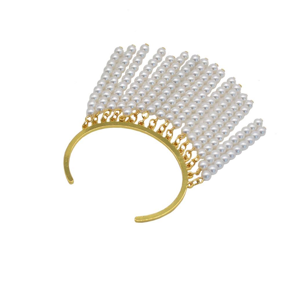 Exquisite Design Adjustable Tassels Armband Bangle Alloy Fringe Arm Cuff Arm Accessories