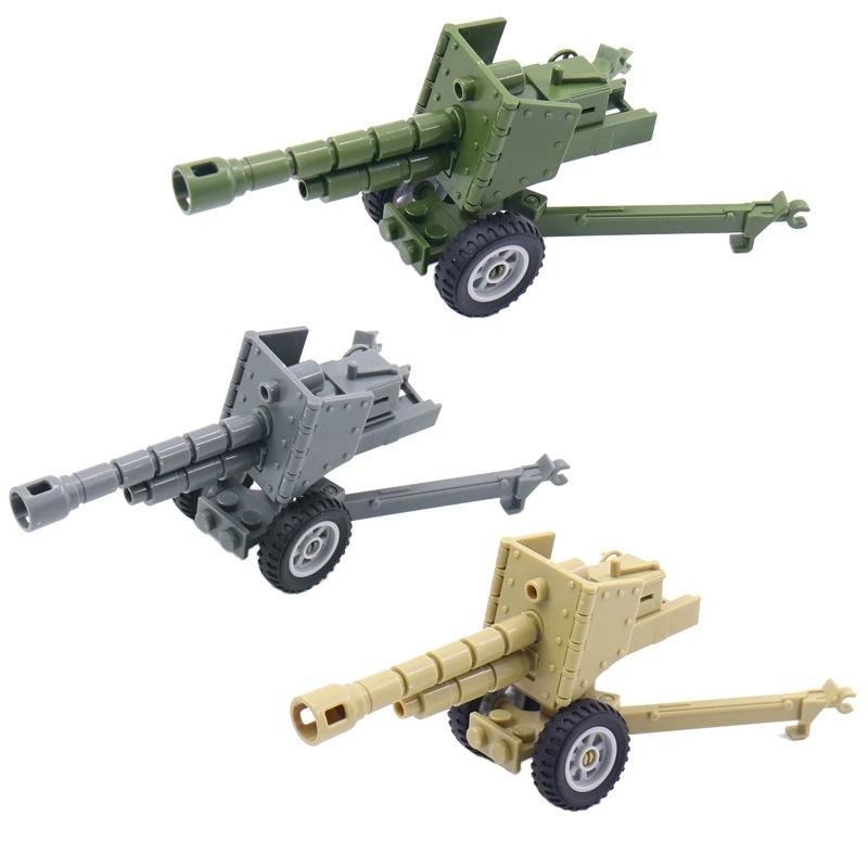 NEW Militarys Agricultural Grenade Gannon Car Antiaircraft Gun Off Roader Building Blocks Model Sets Bricks Kids Kits