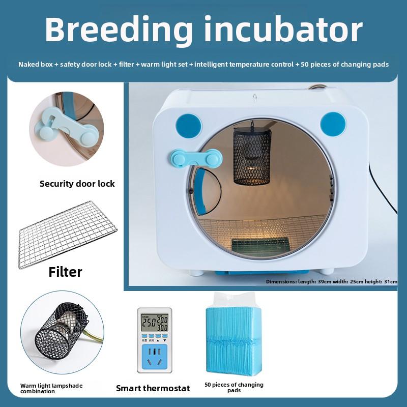 Quail Brooder Box for Coturnix Chicks Constant Temperature Incubator for Young Poultry Winter Warm Keeping Box Humidity Control