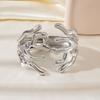 Europe American Style Branch Cuff Bangles Metal Exaggerated Bracelet  Gift