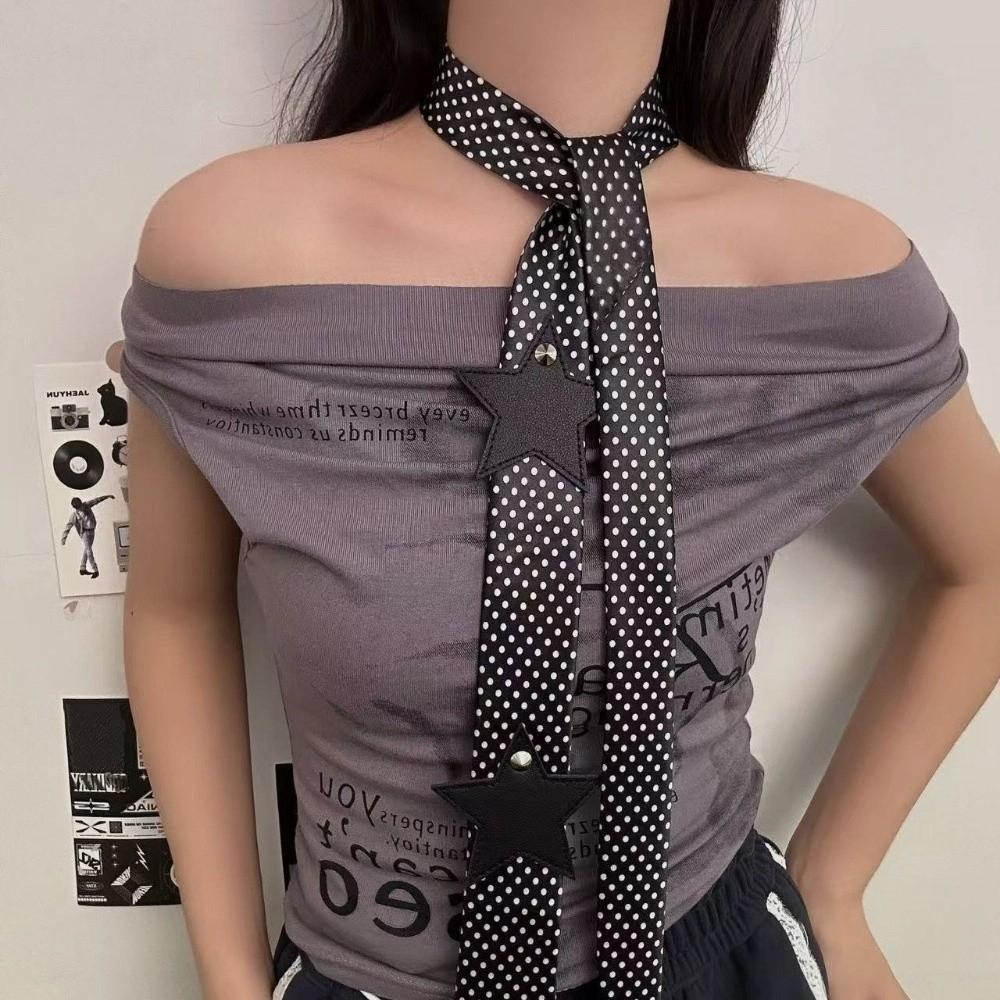 Spicy Girl Leopard Print Scarf Star Long Vintage Scarf Classic Scarf Hairband  Daily Wear