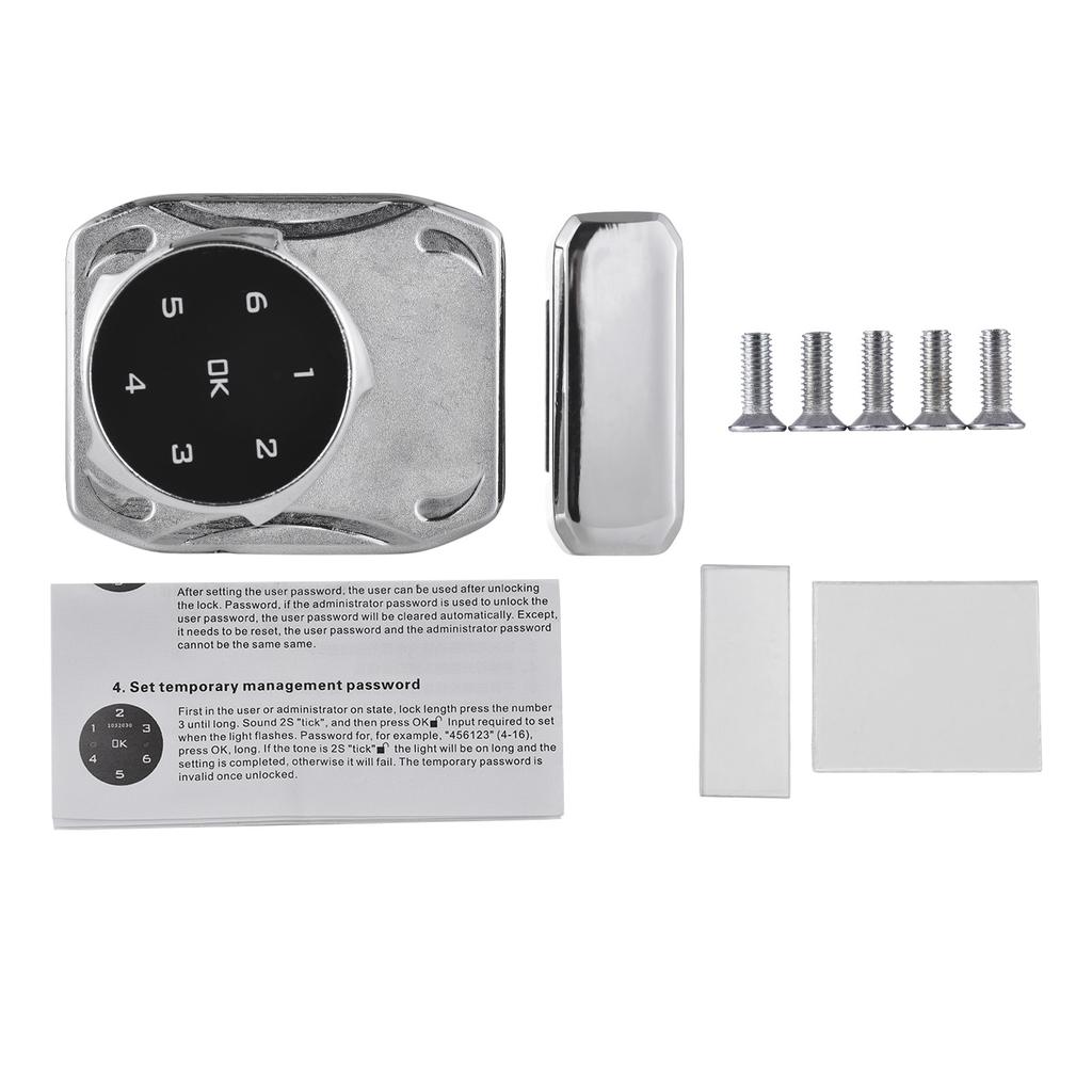 Smart Cabinet Lock Universal Keyless Lock Cabinet Electronic Induction Lock for 3-12mm Thick Glass