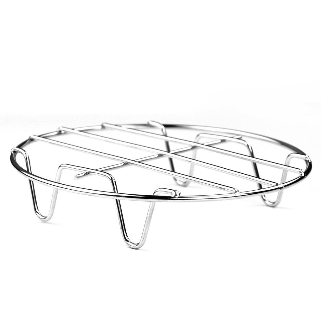 Stainless Steel Multi-purpose Steaming Rack with Anti-scalding Insulation - Ideal for Kitchen Steaming, Eggs, Rice, and Vegetables