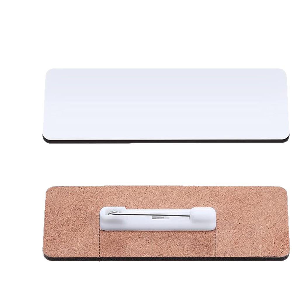 Custom Heat Transfer Magnetic Name Badges & Brooches: Personalized Employee ID Tags.