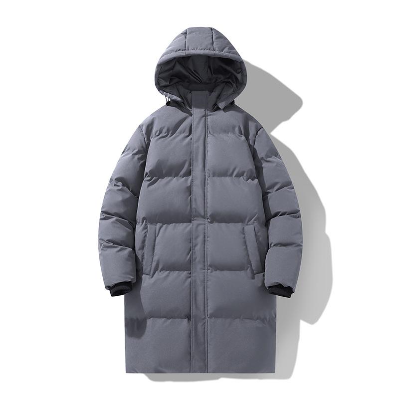 Men's Down Jacket Winter Jacket Cotton Jacket Couple Mid-length Men's Cotton Jacket Thickened Men's Cotton Jacket