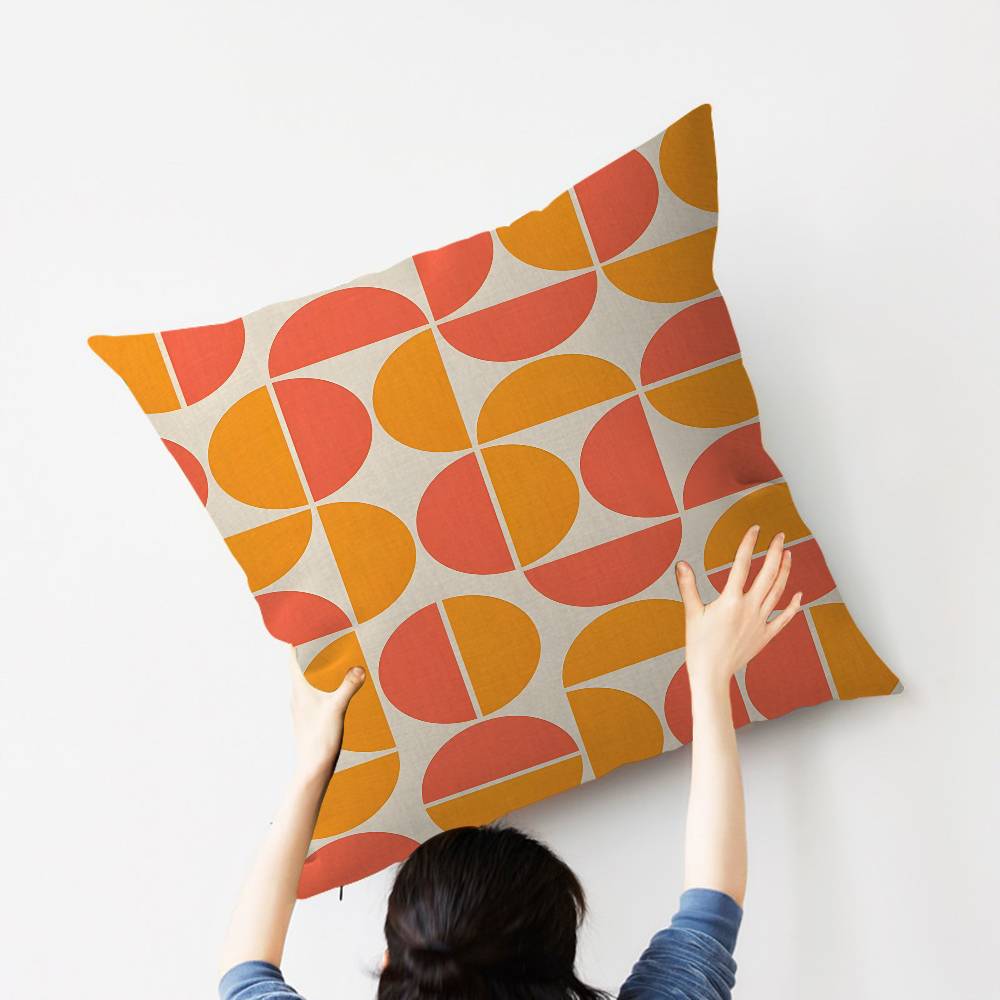 Abstract B-Bauhaus Geometry Cushion Cover Car Throw Pillow Case For Sofa Car Christmas Gift 40X40Cm 45X45Cm