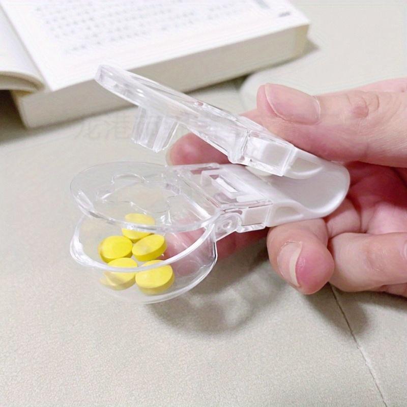 1 pz Rivoluzionario Portapillole e Tagliapillole Portatile per una Gestione Efficiente dei Farmaci.
