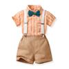 Children Boys Summer Short-Sleeved Shirts  And Shorts  Casual Two Piece
