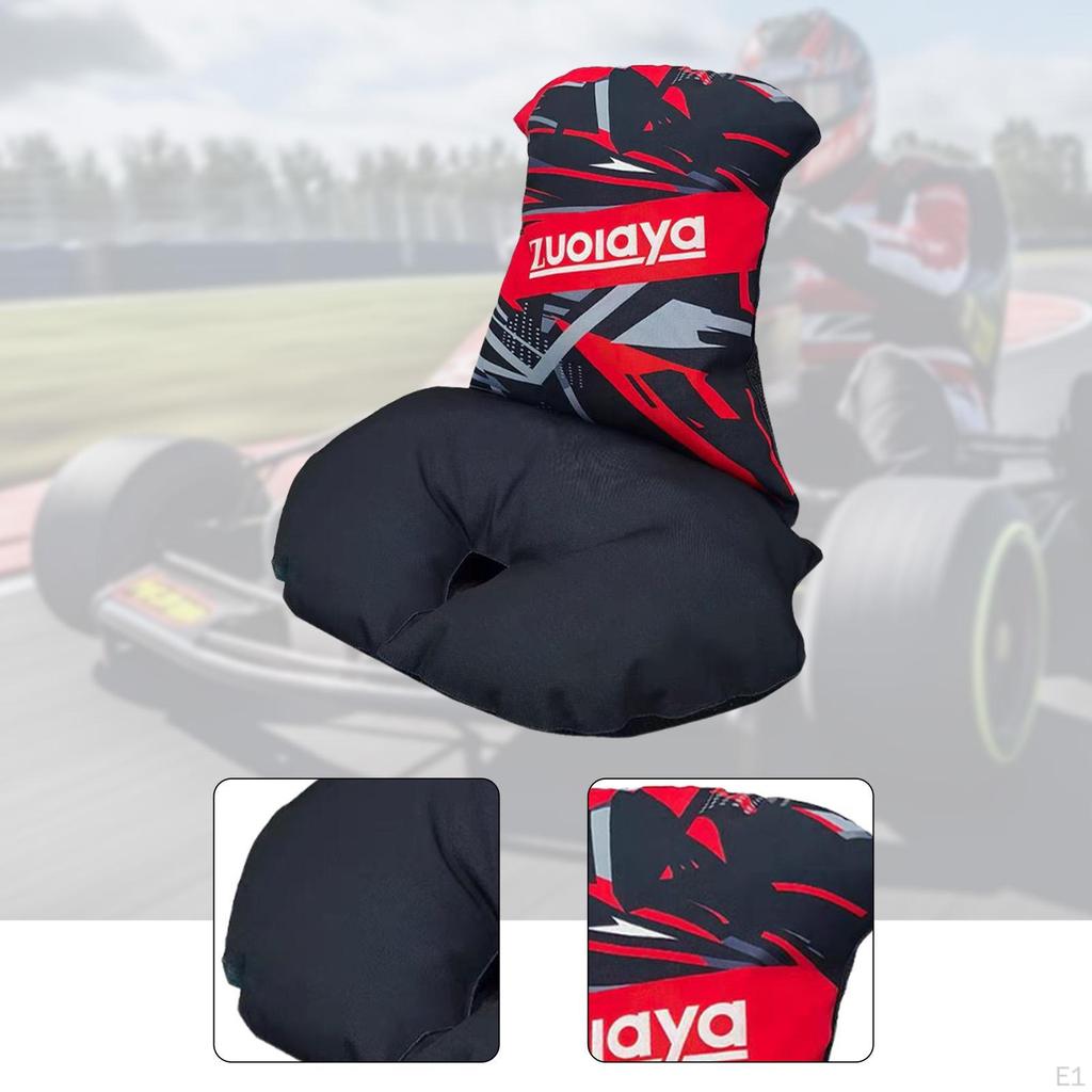 Go Kart Seat Cushion Back Support Replacement Karting Accessories for Kids Adults Comfortable