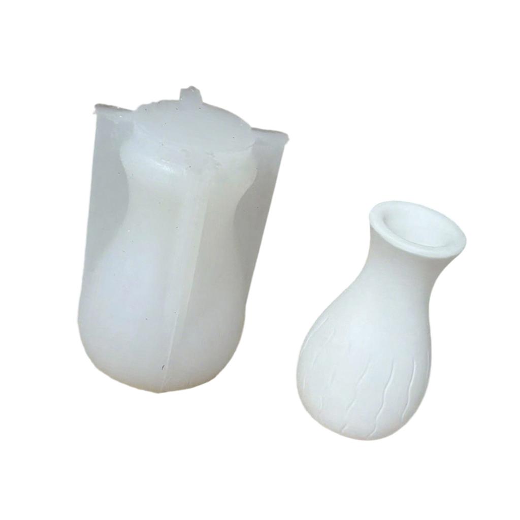 Heat Resistant Silicone Mold For Resin Plaster Clay Miniature Vase Diffuser Bottle Making Creative Crafts Project