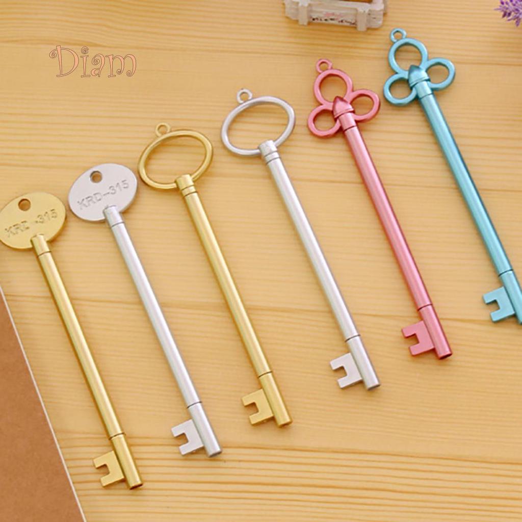 Elens Store 0.5mm Creative Key Shape Gel Pen School Office Writing Stationery Student Gift