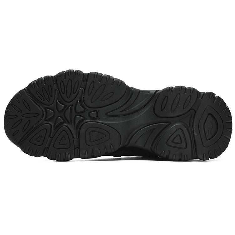 FILA Fluid 4 Cat Paw 4.0 Fabric Low top Casual Shoes Men's Jet Black F12M312101FBK