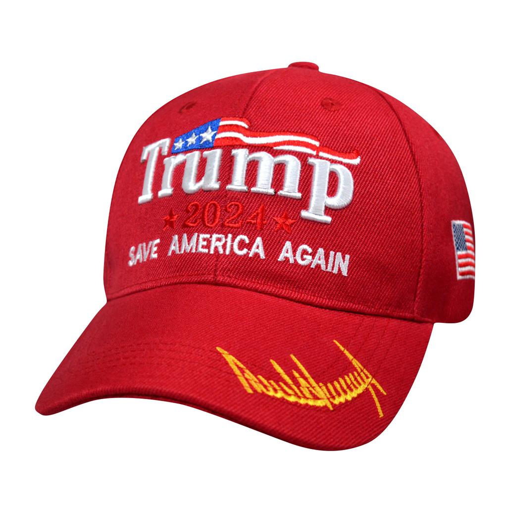 2024 Campaign Hat Flag Of The United States Embroidery Adjustable Hat For Men And Women