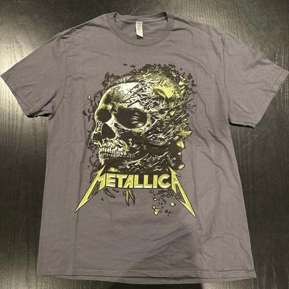 Metallica M72 Мировой Тур 2025 Графическая Футболка Рок-Группа S–4XL Репринт Унисекс M