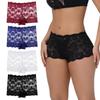 Hoge Taille Kant Slipje Set: Sexy Europese & Amerikaanse Plus Size Jongenshorts