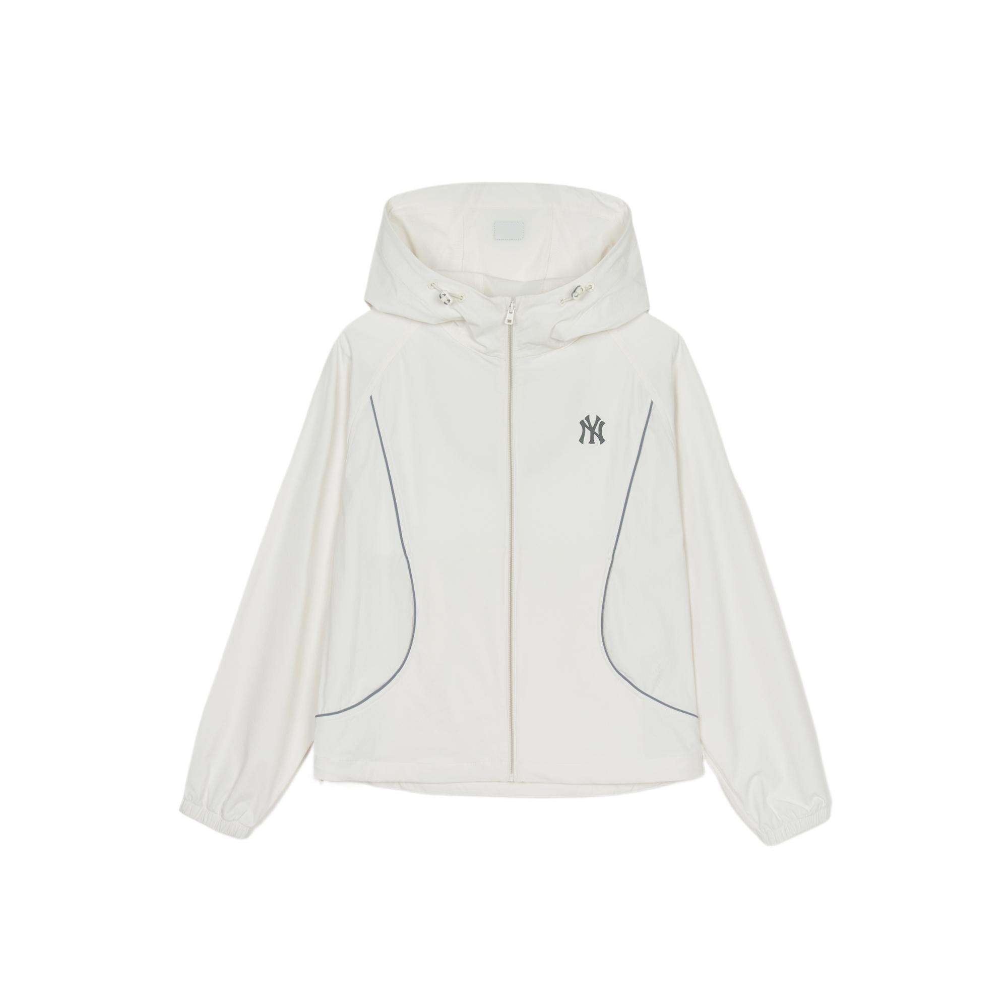 

New MLB Gofcore New York Yankees Jacket Women s Ecru 3FWJB0253-50IVS S