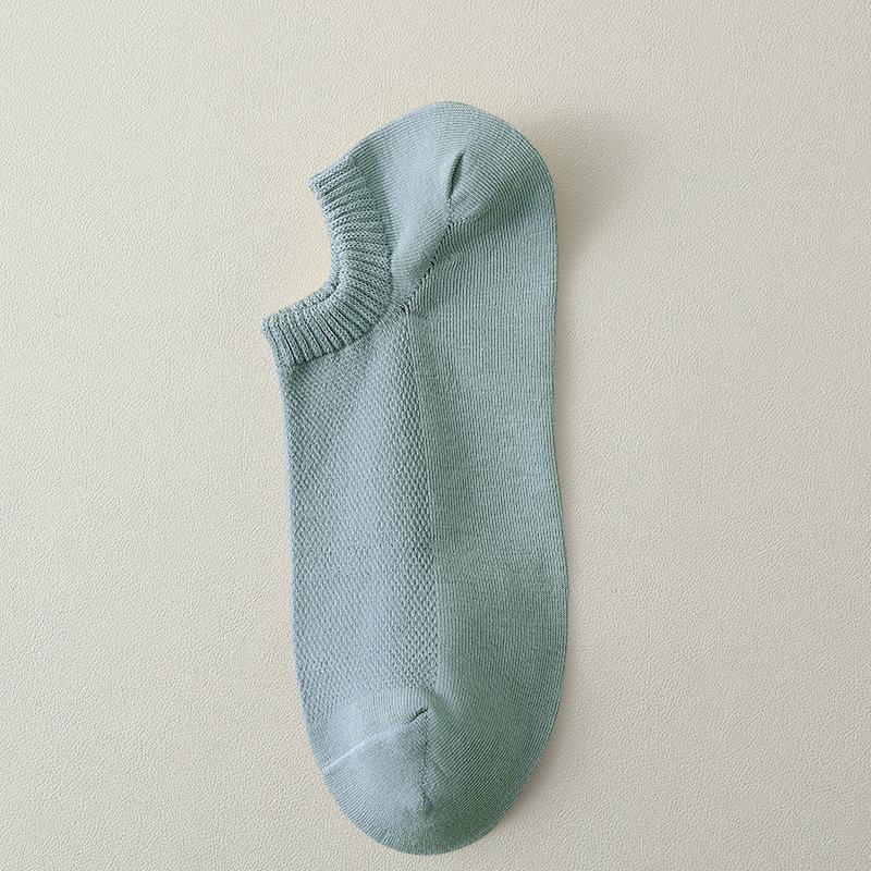 

Носки-следки, Женские носки из чистого хлопка с незакатывающейся пяткой, Женские летние тонкие сетчатые носки-невидимки с мелким вырезом 1 pair