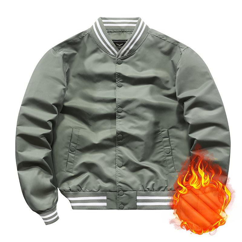 מדים בייסבול חזה לגברים מעיל פצצות אביב וסתיו גברים ונשים מעיל זוגי בסגנון זהה מעיל עבודה טרנדי