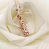 Purple Gold Smart Dragon Column Pendant Temperament Simple Rose Gold Plated Hollow Cylindrical Pendant Jewelry