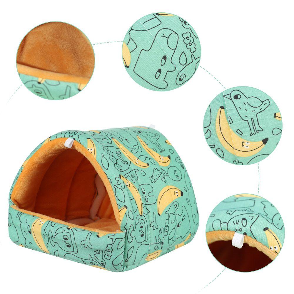 Colorful Comfortable Winter Rabbit Squirrel Small Animal Sleeping Bed Warm Mat Guinea Pig Nest Hamster House