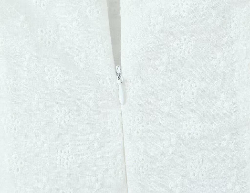 French Chic White Lace Camisole Dress: Summer Waist-Cinching Sexy Short Skirt for Women