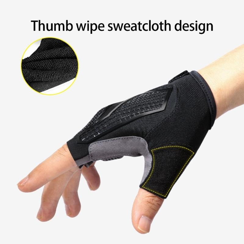Road Bike Gloves Half Finger Breathable Meshes Sweat Wicking Durability Gloves for Long Distances Cycling