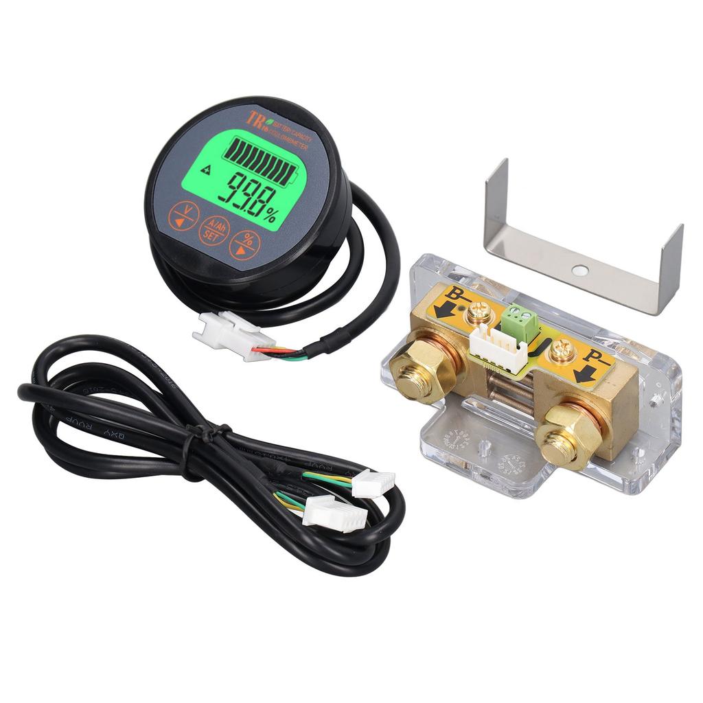 Batteriemonitor Wasserdichter Verpolungsschutz Batteriespannungsanzeige 100V 350A