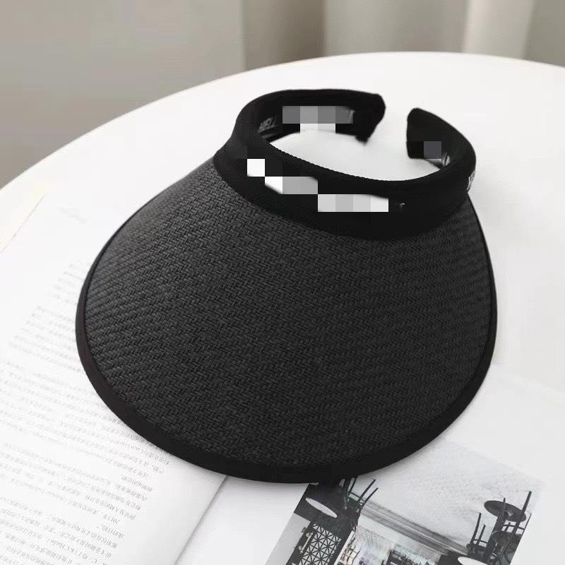 Fisherman s visor, sun hat, big eaves, outdoor bow, face covering, sun protection, women s hat, summer light luxury adjustable