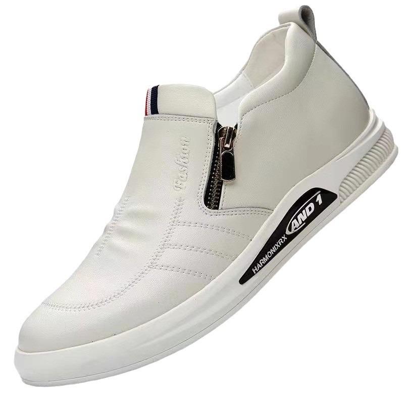 Men's shoes spring and autumn new trend breathable soft sole soft surface casual sports shoes men's Doudou shoes