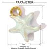 3pcs/Lot Stainless Steel Fish Bone Mermaid Tail Bracelet DIY Charms Women Shell Crab Conch Necklace Pendant Heart Love Jewelry