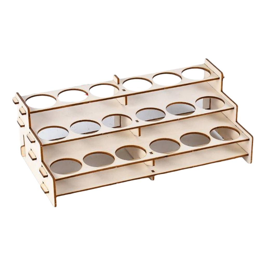 Moduler Model Diy 18 Bottles Paint 3 Tier Storage Stand Organizer Kitchen Studio