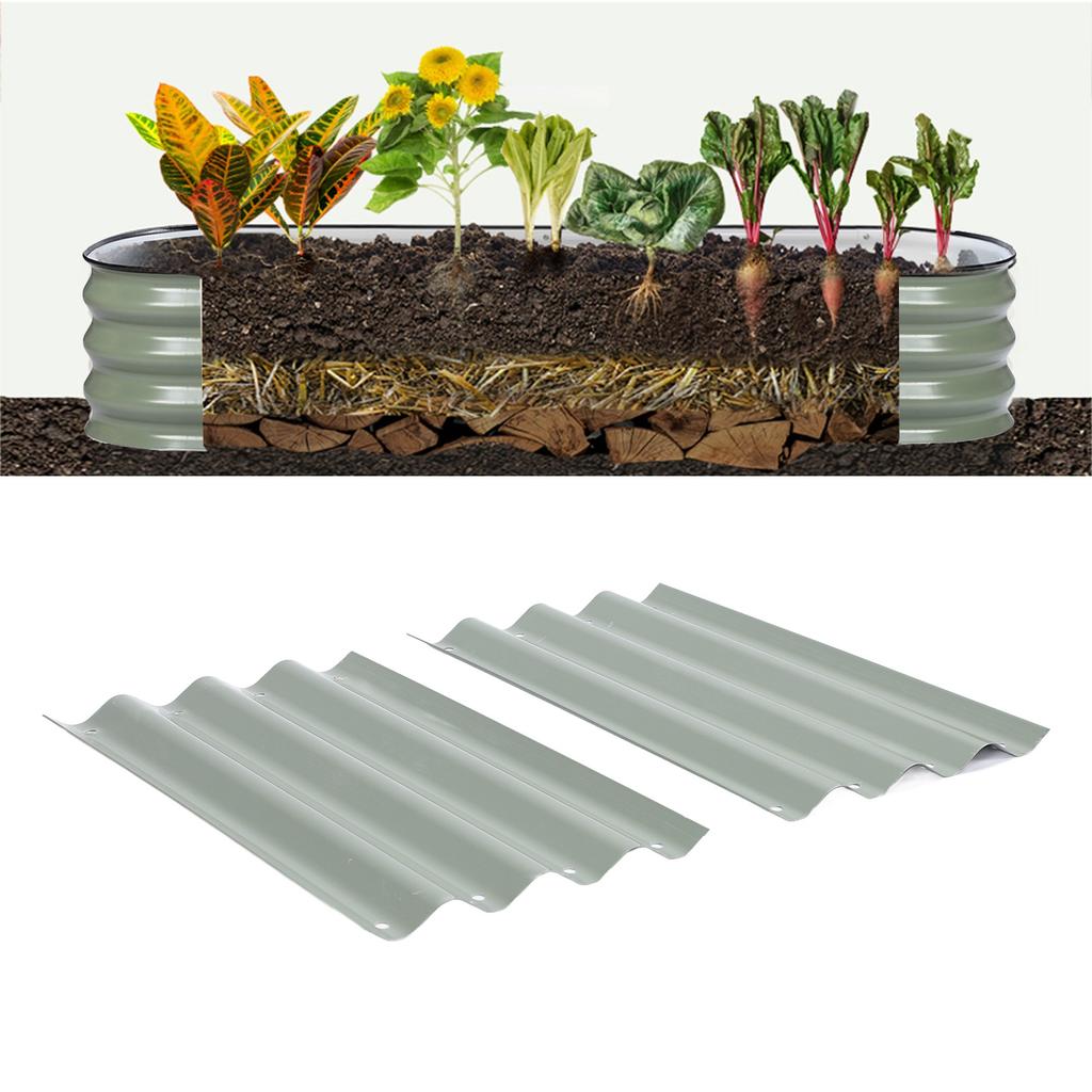 Courtyard   Raised Garden Bed Panel Plant Bed Extension Board Vegetables Flowers Planting Panel