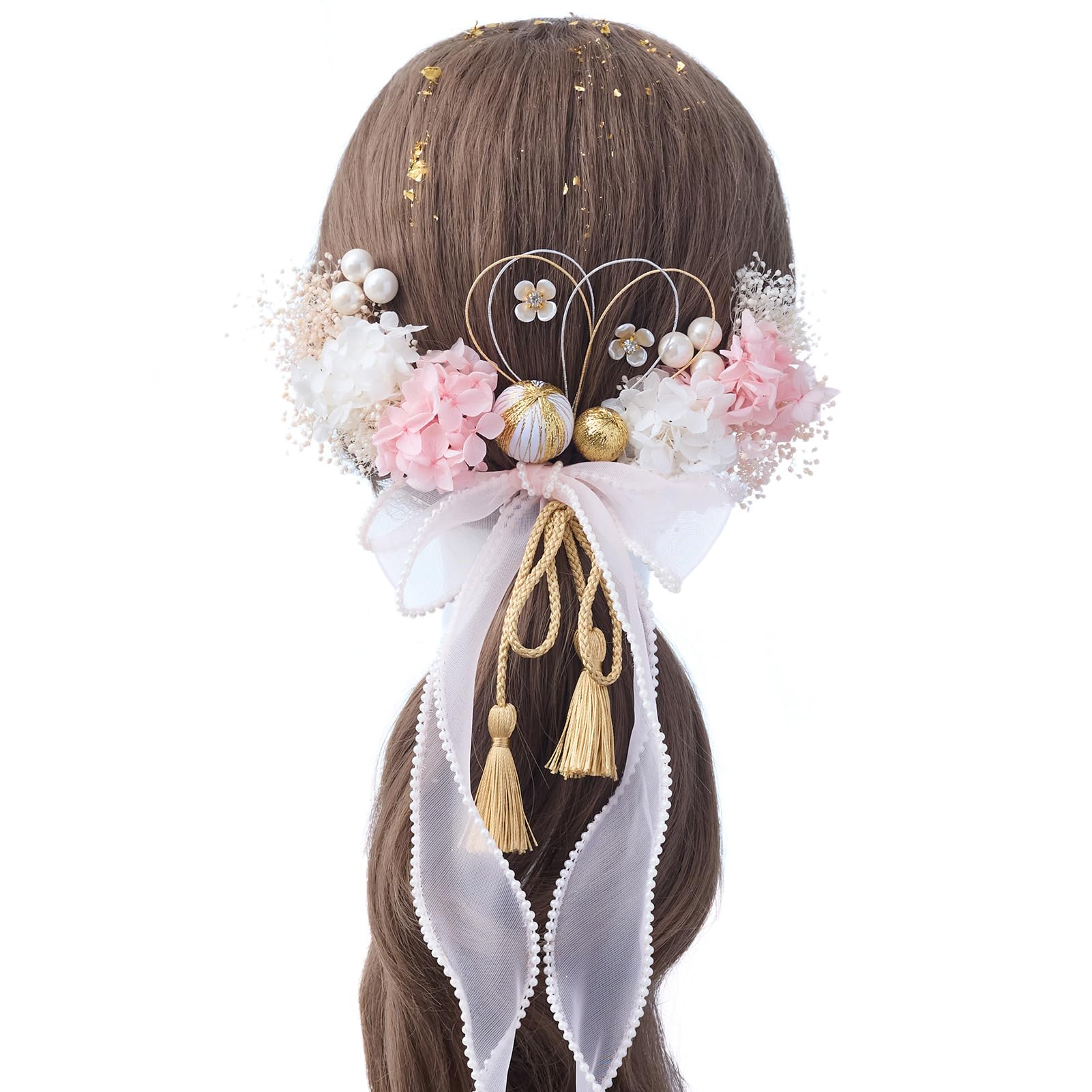 

Hair Ornament for and Features Dried Gold and Features Wedding Ribbon Antique and Perfect for and Perfect for and Entrance A gorgeous and cute