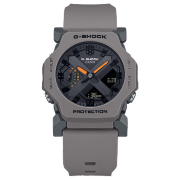 Casio Orologio GA 2300 Movimento al Quarzo Cinturino in Resina Unisex Quadrante Nero GA-2300-8A