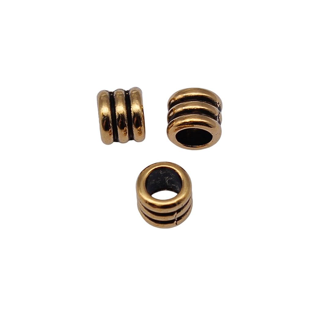 Large Hole Dot Spacer Beads Multi Color Charms For Bohemian Jewelry Findings