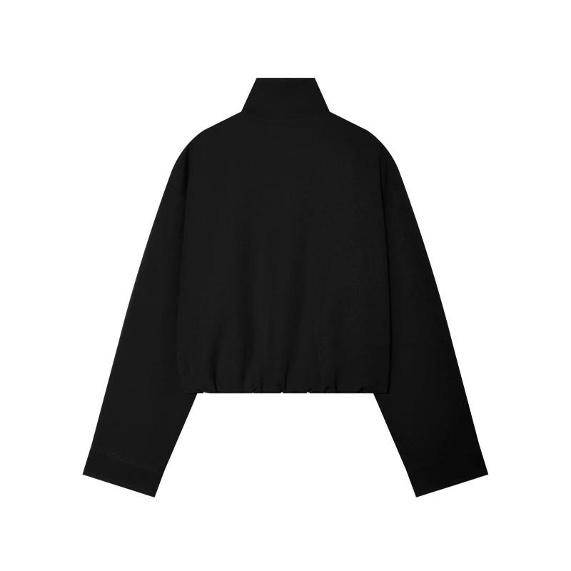 2026 Womens Street Fashion Stand Collar Zip Jacket W05 26232