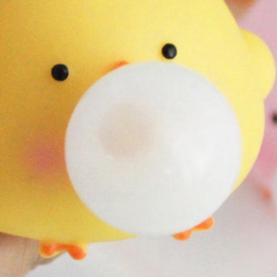 Bubble Animal Squeeze Toy Stress Relief Bubble Popping Chick Pig Toy Anti-Anxiety Stress Ball Portable Students Office Worker Desk Toy